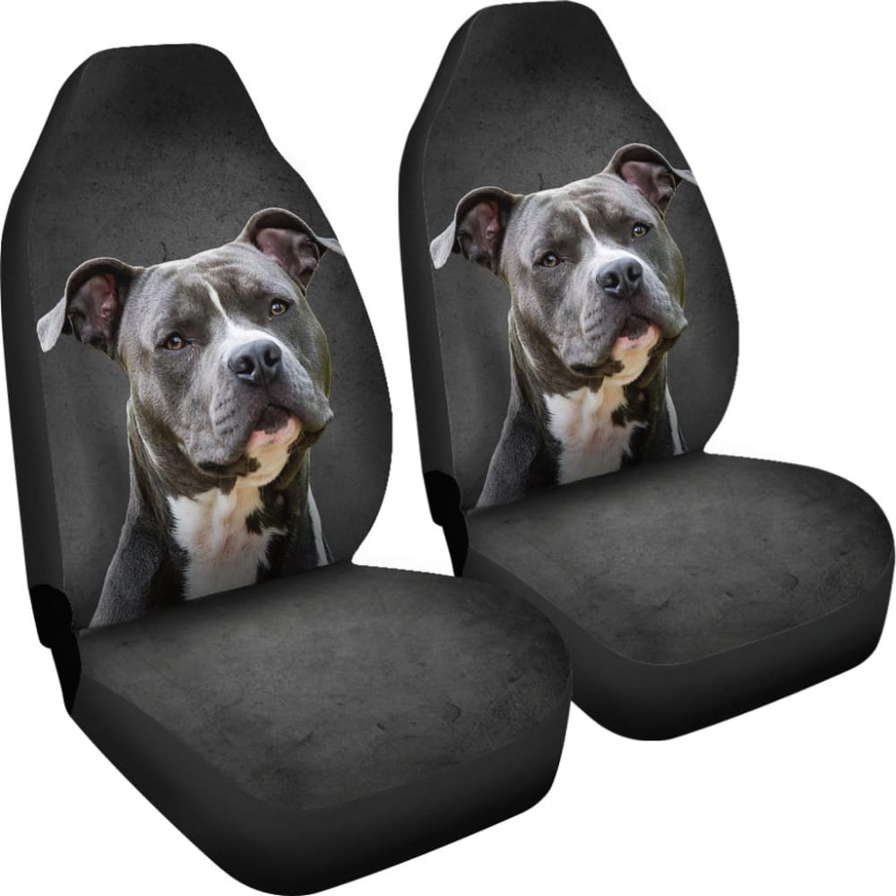 Amazing Pit Bull Dog Print Car Seat Covers 210802