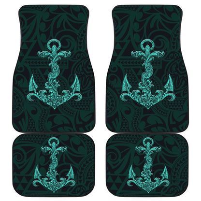 Amazing Poly Tribal Anchor Car Floor Mats 212004 - YourCarButBetter