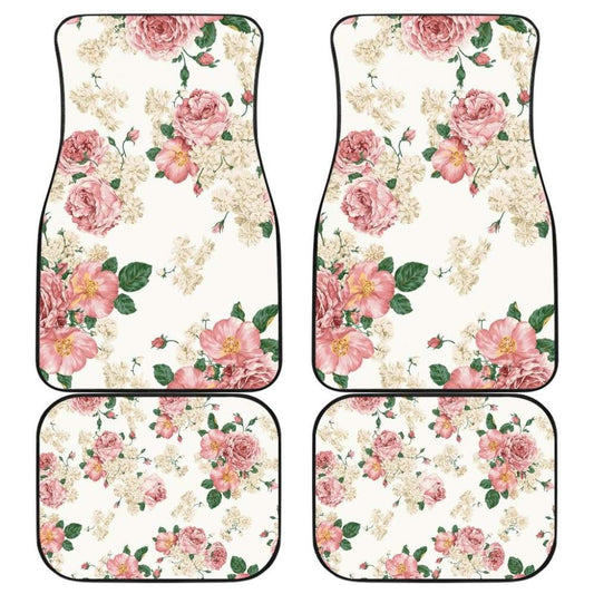 Amazing Rose Pattern Beautiful Car Floor Mats 212801 - YourCarButBetter