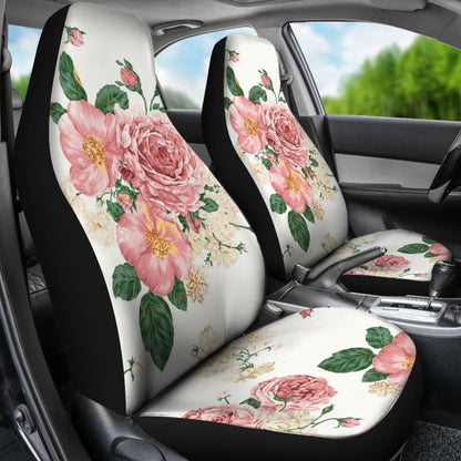 Amazing Rose Pattern Beautiful Car Seat Covers 212801 - YourCarButBetter