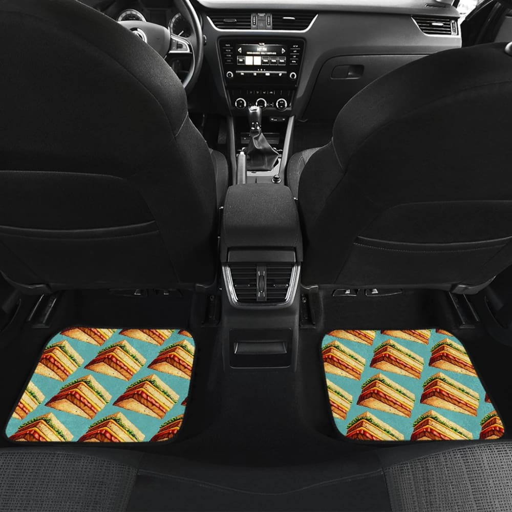 Amazing Sandwich Car Floor Mats 211703 - YourCarButBetter