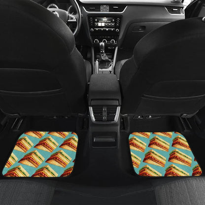 Amazing Sandwich Car Floor Mats 211703 - YourCarButBetter