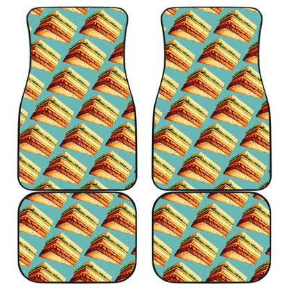 Amazing Sandwich Car Floor Mats 211703 - YourCarButBetter