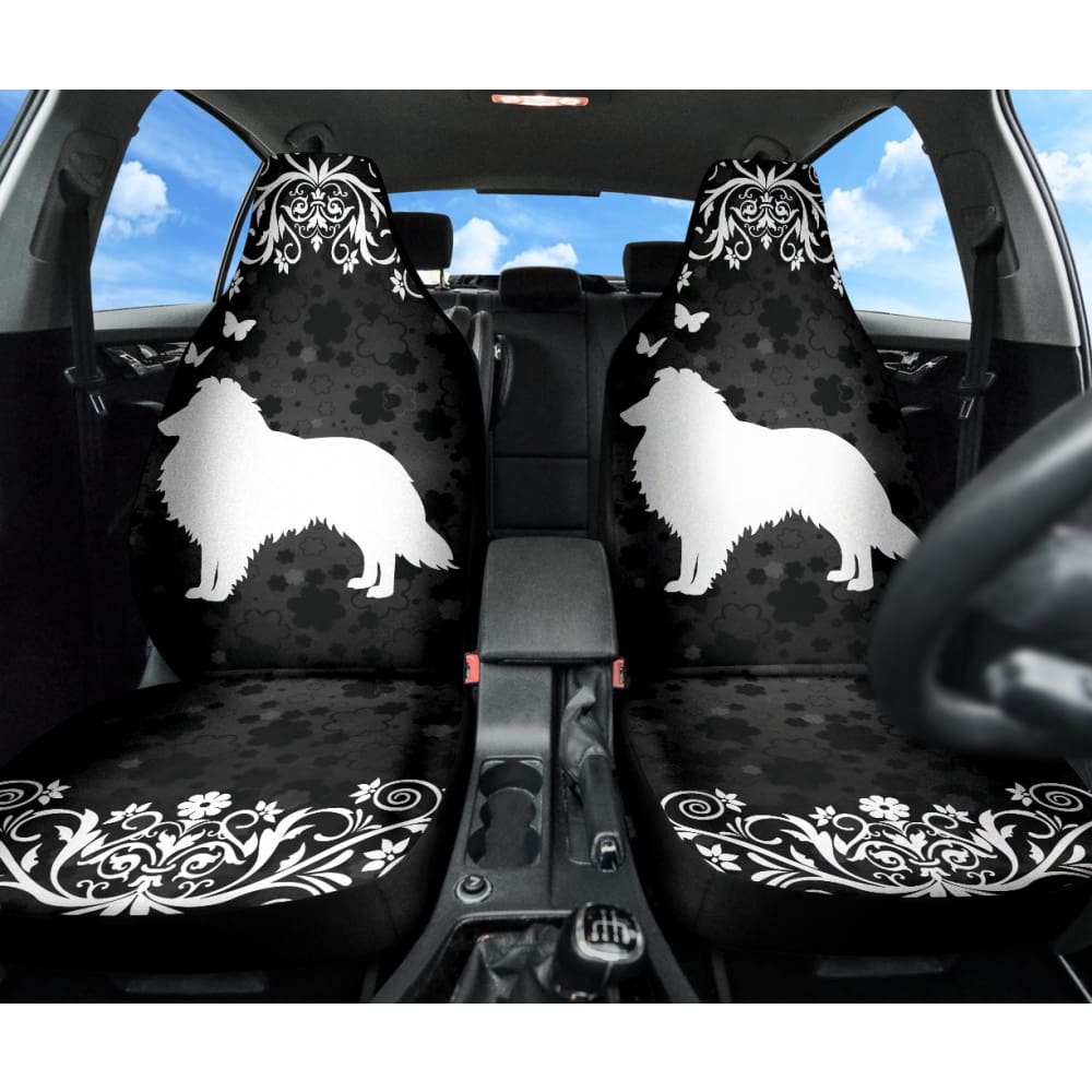 Amazing Shetland Sheepdog Print Car Seat Covers Custom 1 211001 - YourCarButBetter