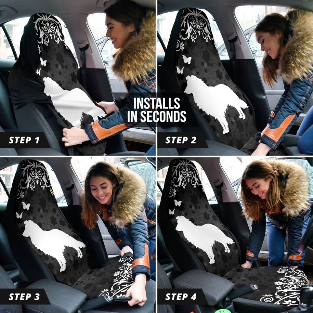 Amazing Shetland Sheepdog Print Car Seat Covers Custom 1 211001 - YourCarButBetter
