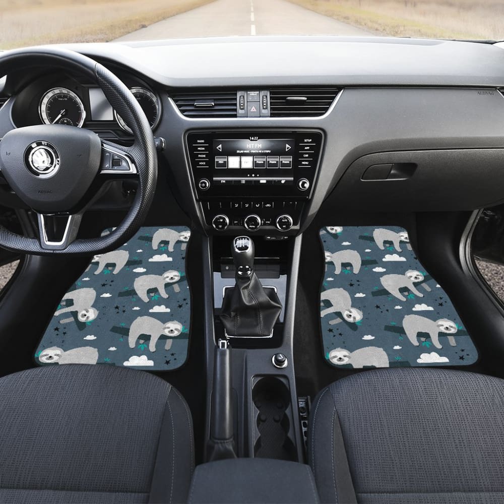 Amazing Sloth Everyday Is Lazy Car Floor Mats 211001 - YourCarButBetter