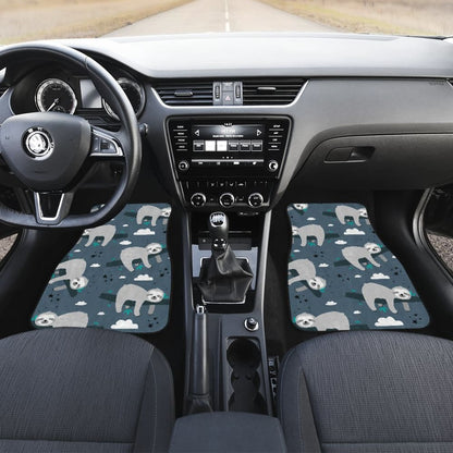 Amazing Sloth Everyday Is Lazy Car Floor Mats 211001 - YourCarButBetter