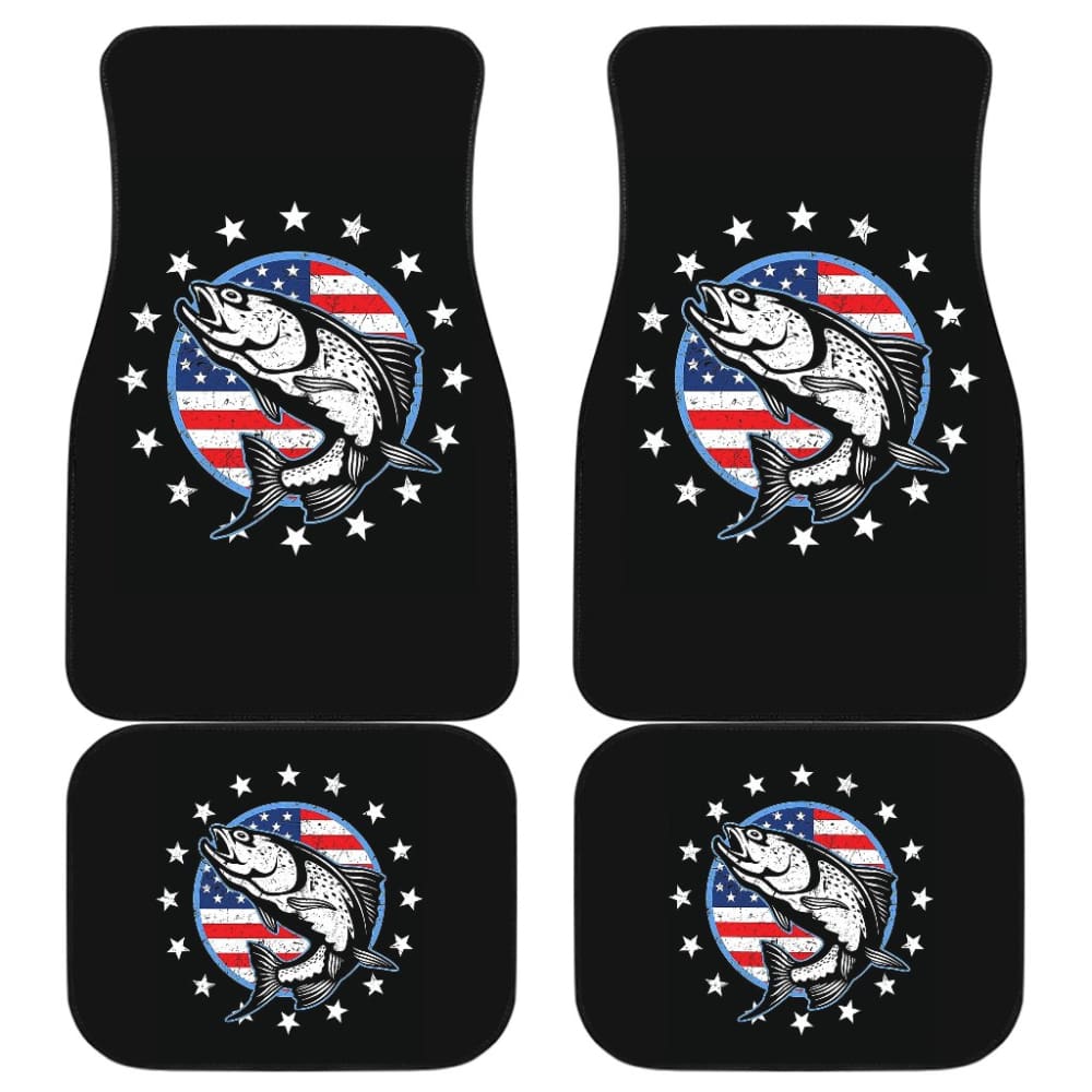 Amazing Trout Fish for Fishing Lovers Car Floor Mats 211804 - YourCarButBetter