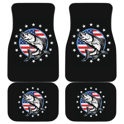 Amazing Trout Fish for Fishing Lovers Car Floor Mats 211804 - YourCarButBetter
