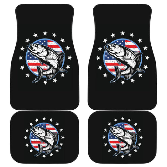 Amazing Trout Fish for Fishing Lovers Car Floor Mats 211804 - YourCarButBetter
