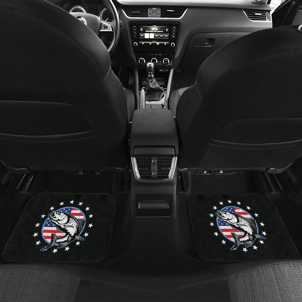 Amazing Trout Fish for Fishing Lovers Car Floor Mats 211804 - YourCarButBetter