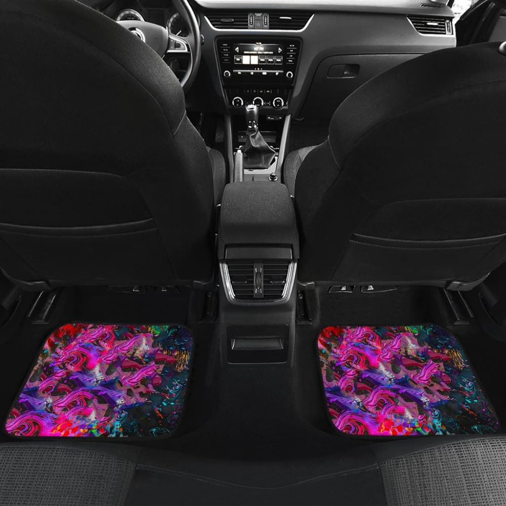 Amazing Wild Colorful Tiger Car Floor Mats 211302