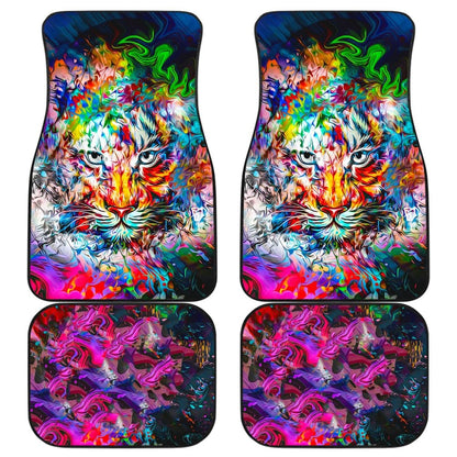 Amazing Wild Colorful Tiger Car Floor Mats 211302