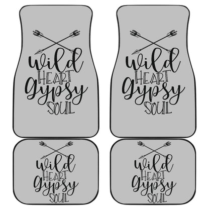 Amazing Wild Heart Gypsy Soul Car Floor Mats 210305 - YourCarButBetter