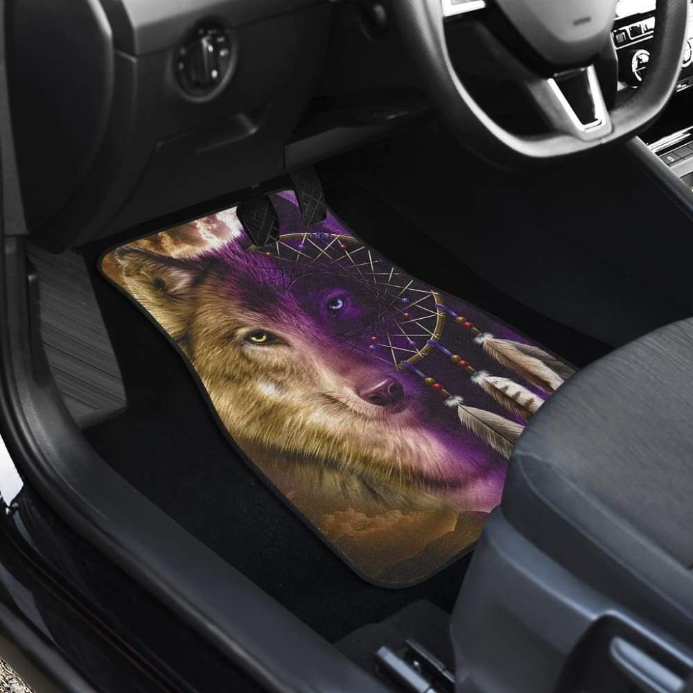 Amazing Wolf Dream Catcher Car Floor Mats 212002