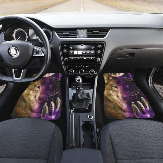 Amazing Wolf Dream Catcher Car Floor Mats 212002