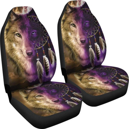 Amazing Wolf Dream Catcher Car Seat Covers 212002