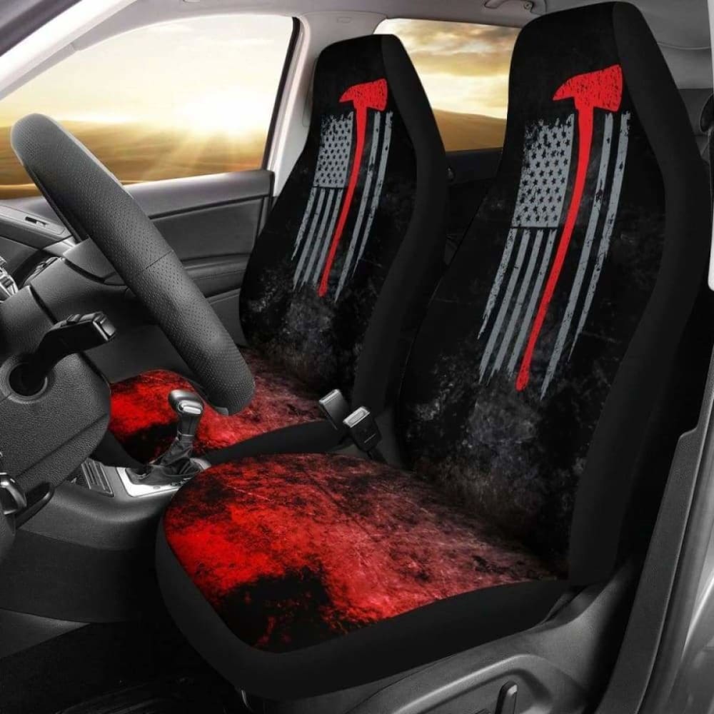 American Firefighter Car Seat Covers - Firefighter Bestseller 101211