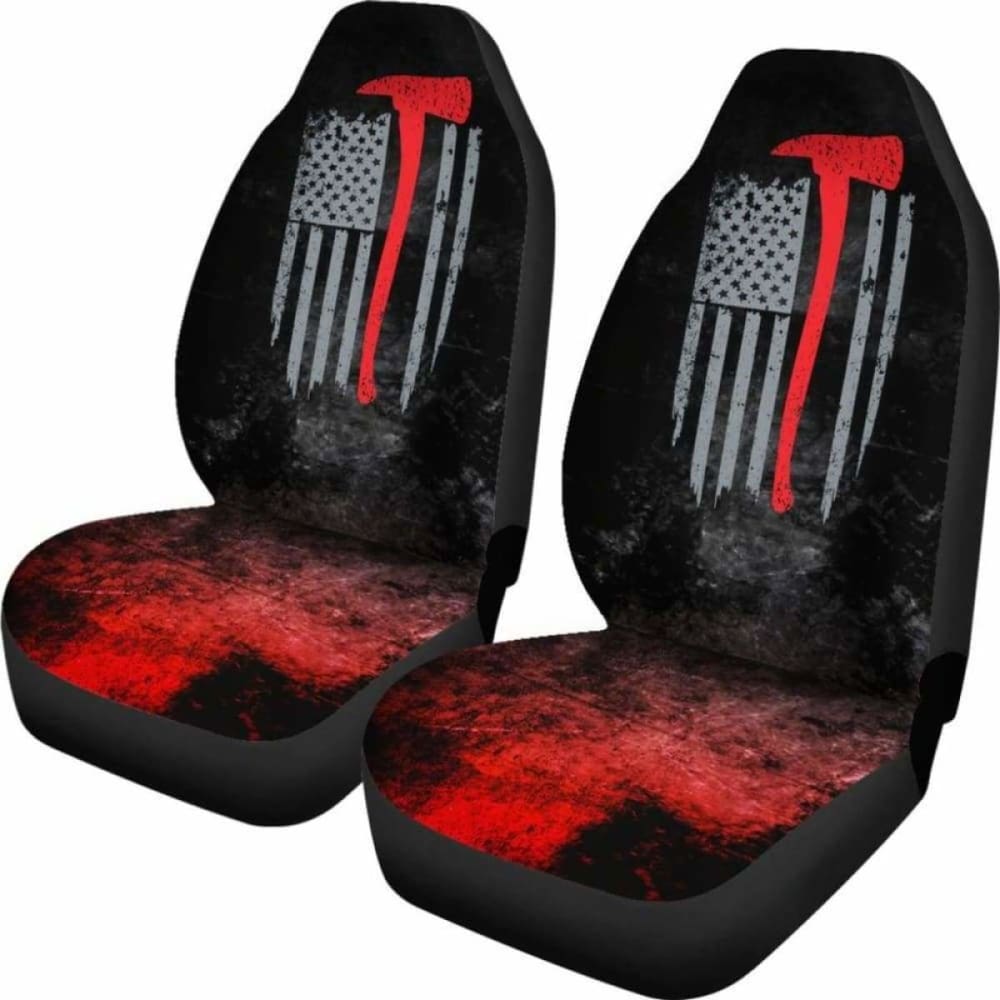 American Firefighter Car Seat Covers - Firefighter Bestseller 101211
