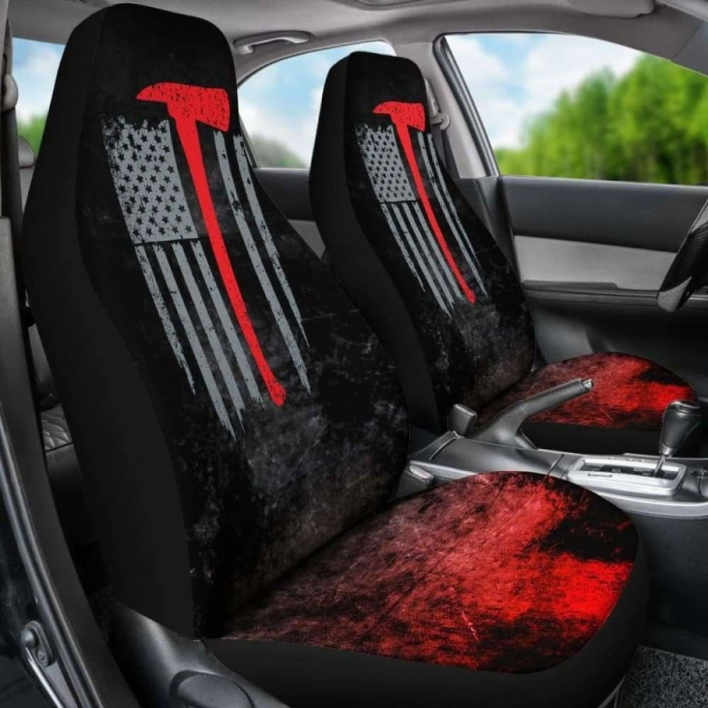 American Firefighter Car Seat Covers - Firefighter Bestseller 101211