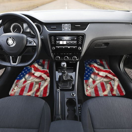 American Flag Big Horse All Protective Car Floor Mats 211103