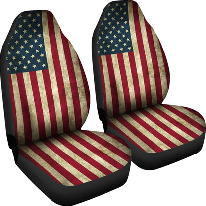 American Flag Inspired Car Seat Covers 210202 - YourCarButBetter