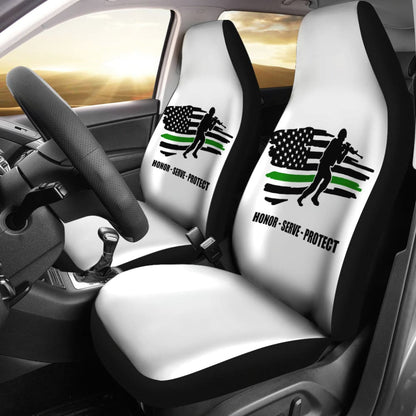 American Flag Military Patriotic Car Seats Covers 213003 - YourCarButBetter
