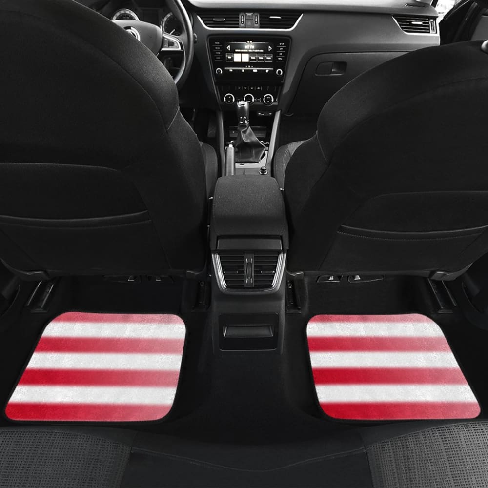 American Flag Peace Car Floor Mats 211802