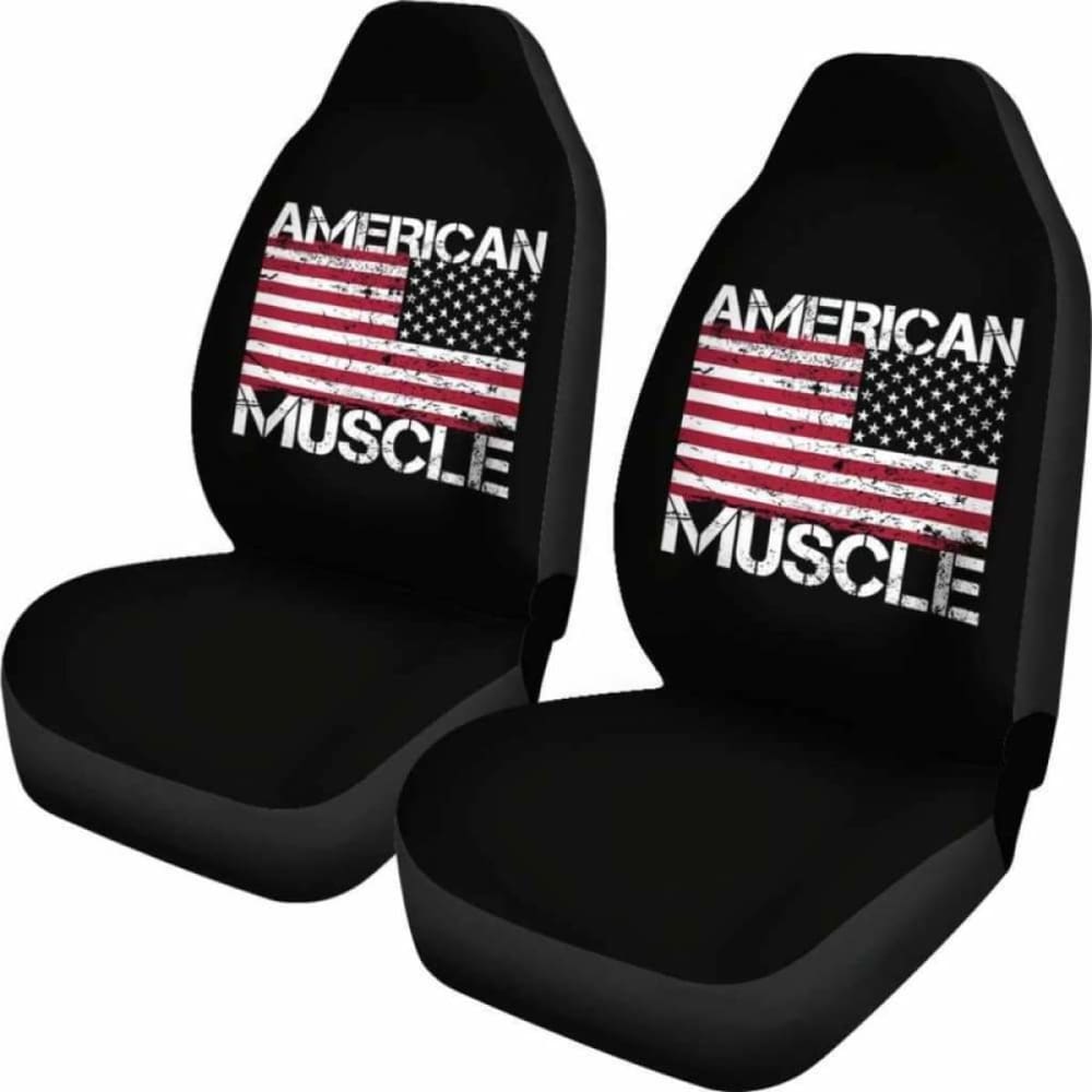 American Muscle Flag Car Seat Covers 203011