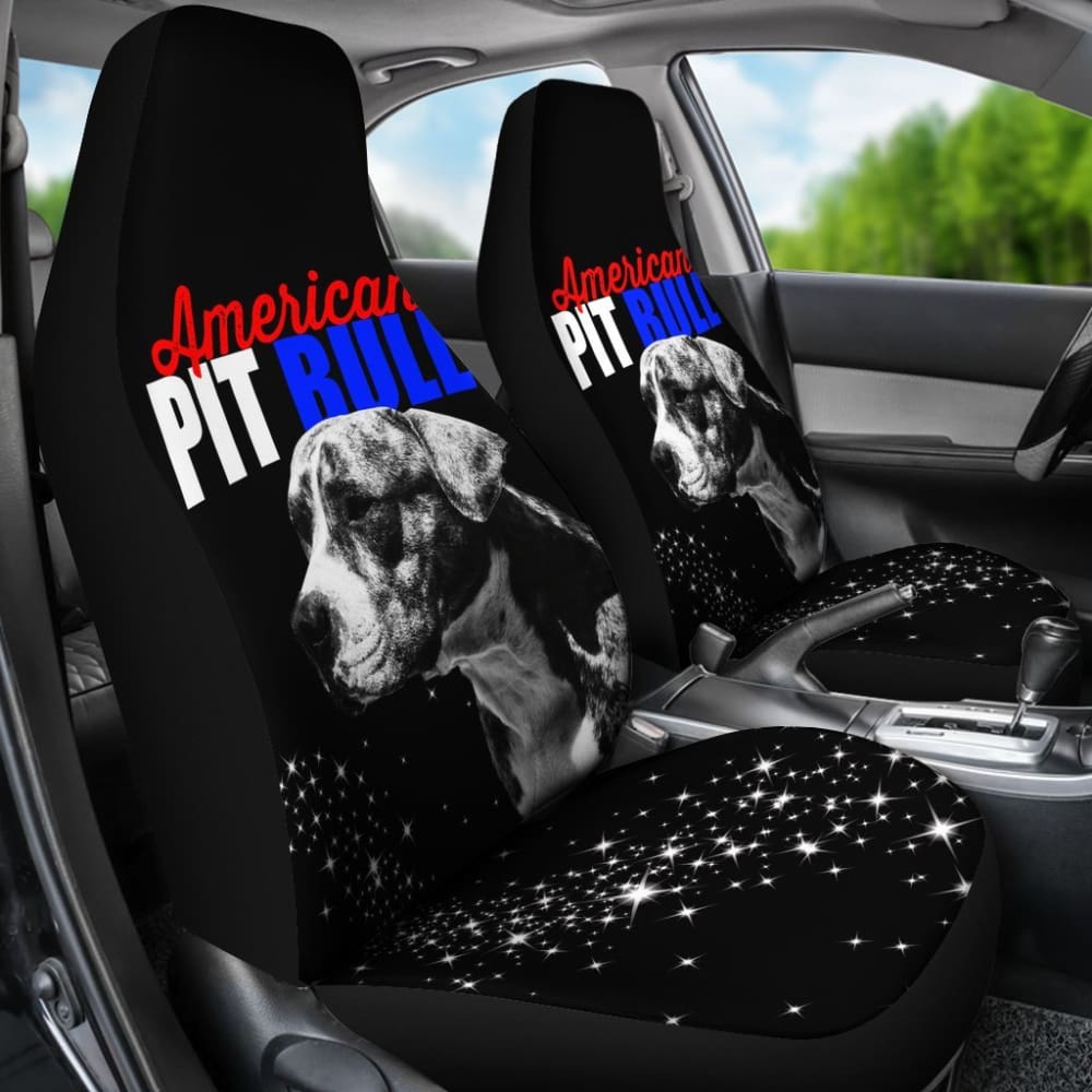 American Pit Bull Car Seat Covers 174510 - YourCarButBetter