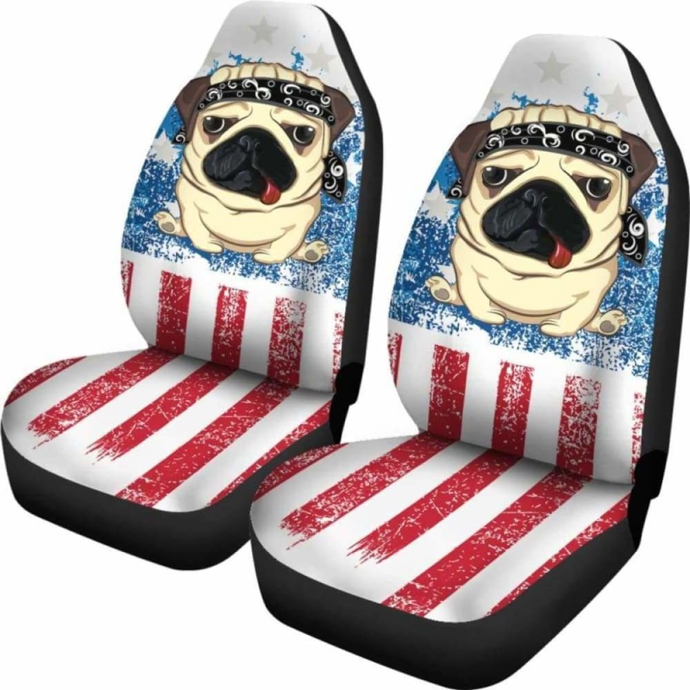 American Pug Car Seat Covers 102918 - YourCarButBetter