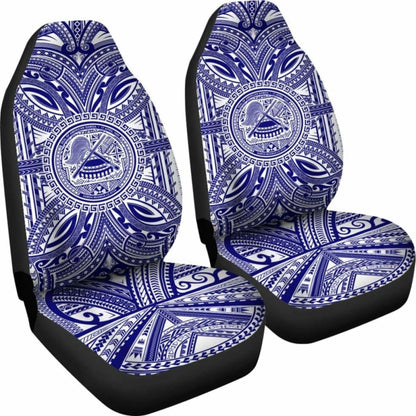 American Samoa Car Seat Cover - American Samoa Coat Of Arms Polynesian Flag Color 105905 - YourCarButBetter