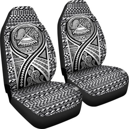 American Samoa Car Seat Cover - American Samoa Seal Polynesian Tattoo Black - 9 174914 - YourCarButBetter