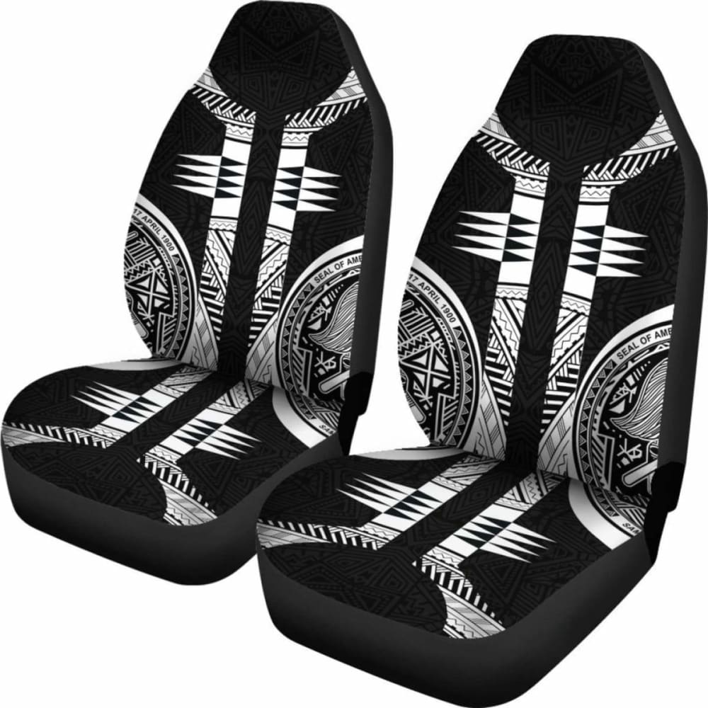 American Samoa Car Seat Covers - American Samoa Black Armor Tattoo - 11 174914 - YourCarButBetter