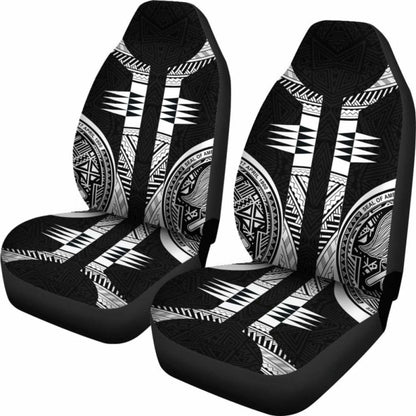 American Samoa Car Seat Covers - American Samoa Black Armor Tattoo - 11 174914 - YourCarButBetter