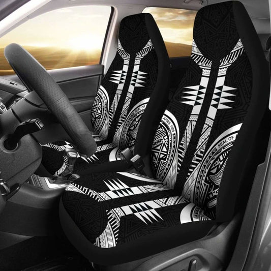 American Samoa Car Seat Covers - American Samoa Black Armor Tattoo - 11 174914 - YourCarButBetter