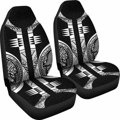 American Samoa Car Seat Covers - American Samoa Black Armor Tattoo - 11 174914 - YourCarButBetter