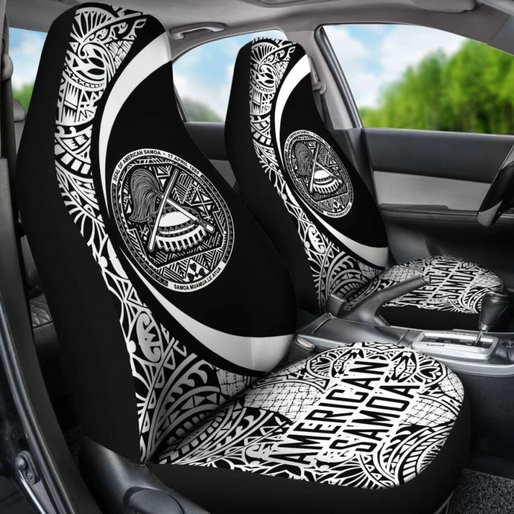American Samoa Car Seat Covers Circle Style 03 Amazing 105905 - YourCarButBetter
