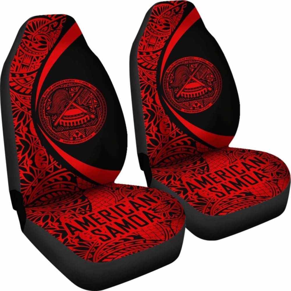 American Samoa Car Seat Covers Circle Style Amazing 105905 - YourCarButBetter