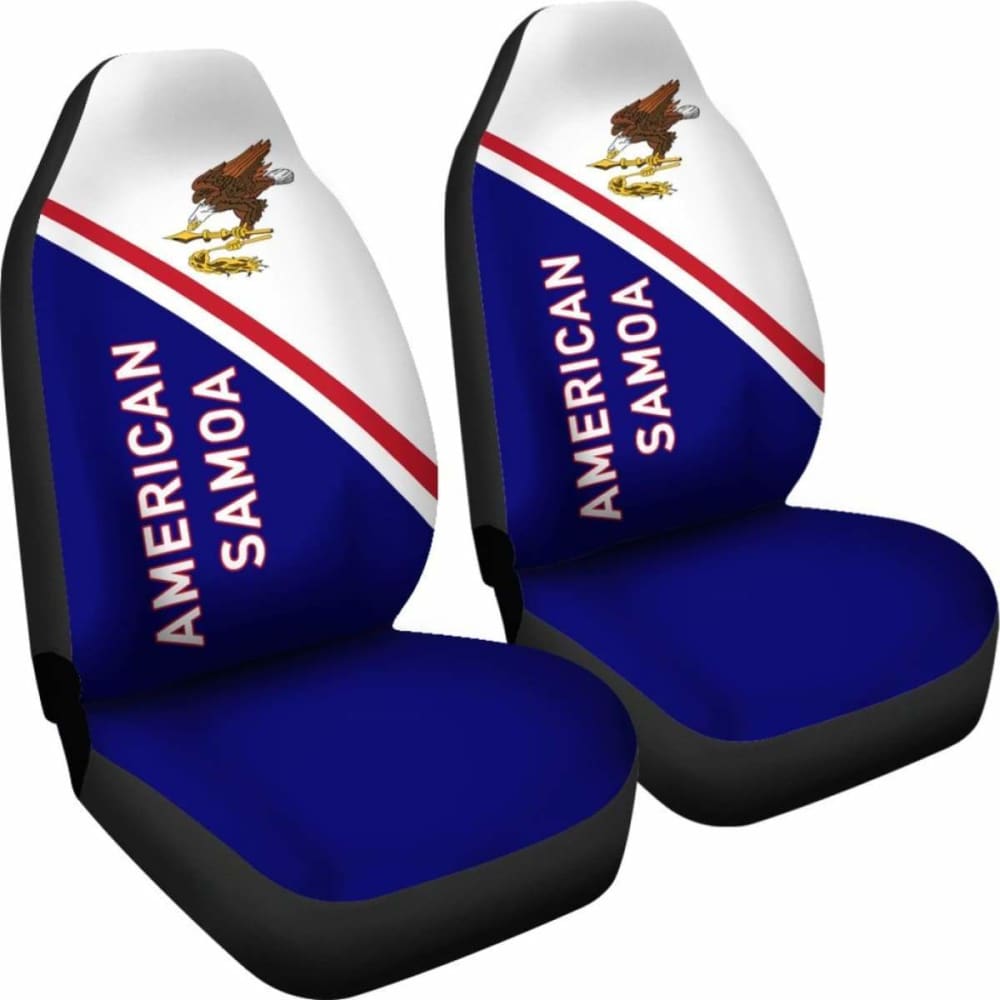 American Samoa Car Seat Covers Curve Version 105905 - YourCarButBetter