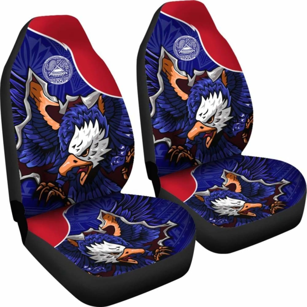 American Samoa Car Seat Covers - Eagle Style Polynesian Patterns - 105905 - YourCarButBetter