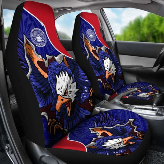 American Samoa Car Seat Covers - Eagle Style Polynesian Patterns - 105905 - YourCarButBetter