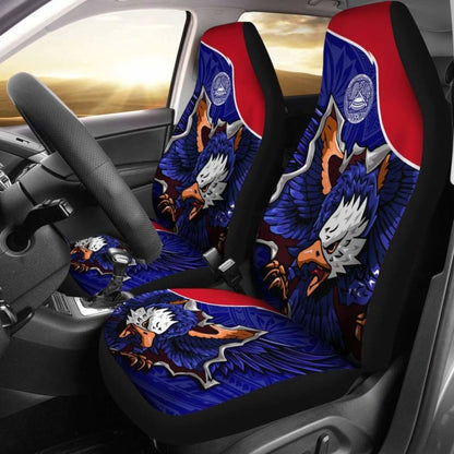 American Samoa Car Seat Covers - Eagle Style Polynesian Patterns - 110424 - YourCarButBetter