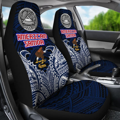 American Samoa Car Seat Covers - American Samoa Flag Coat Of Arms Premium - 93223 - YourCarButBetter