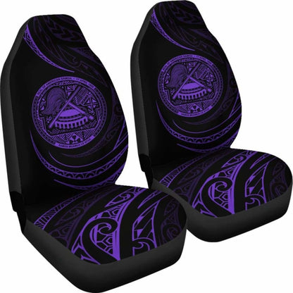 American Samoa Car Seat Covers - Purple - Frida Style - 105905 - YourCarButBetter