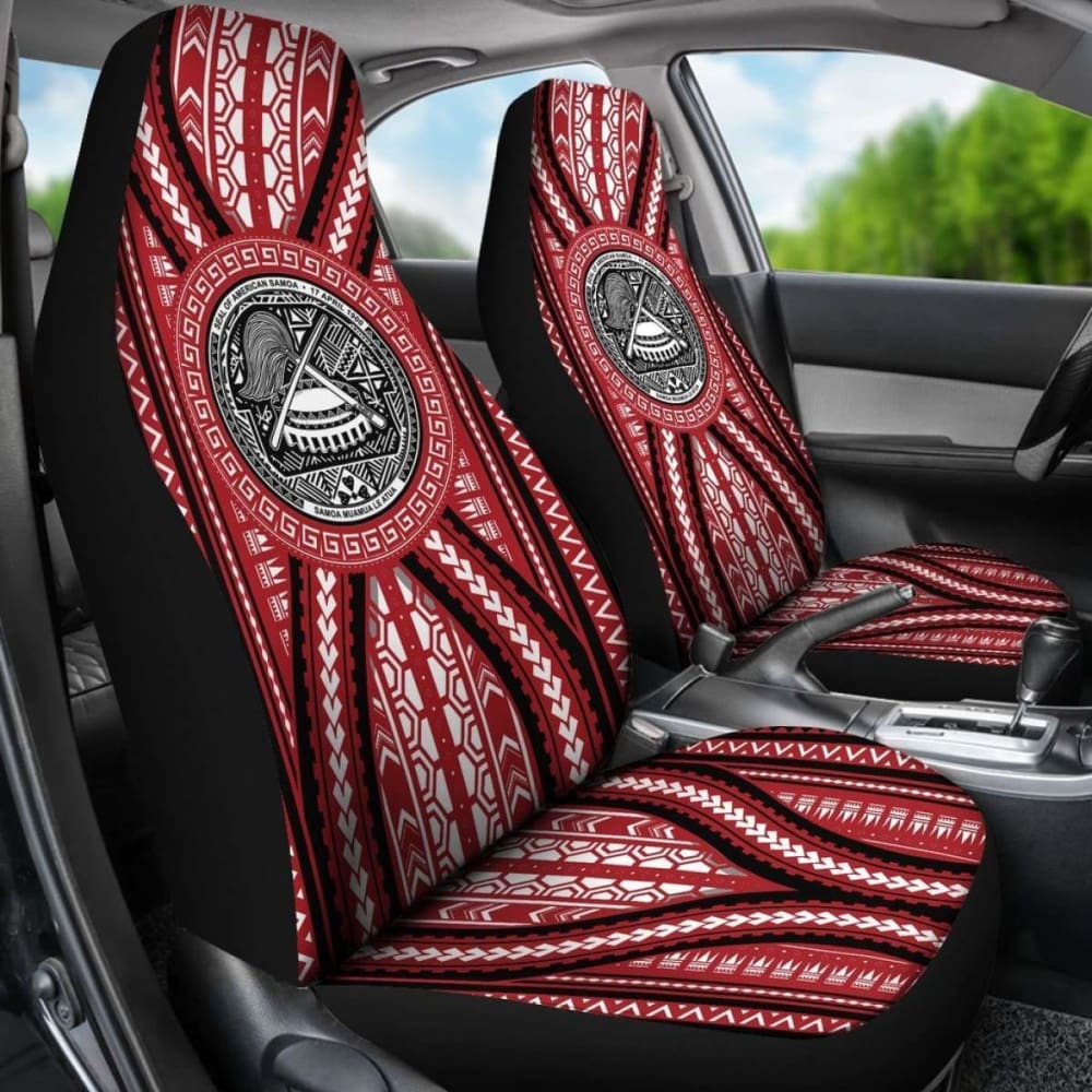 American Samoa Car Seat Covers - American Samoa Seal - 105905 - YourCarButBetter