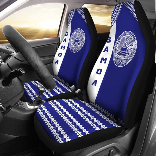 American Samoa Car Seat Covers - American Samoa Seal Blue - 093223 - YourCarButBetter