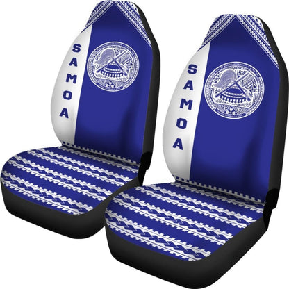American Samoa Car Seat Covers - American Samoa Seal Blue - 093223 - YourCarButBetter