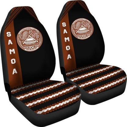 American Samoa Car Seat Covers - American Samoa Seal Brown - 093223 - YourCarButBetter
