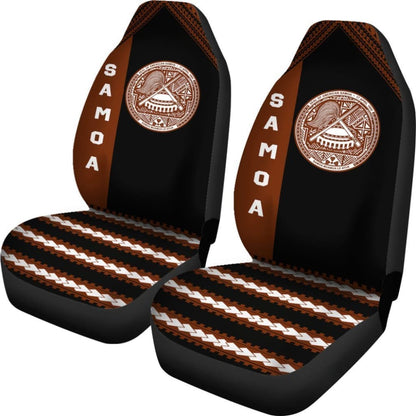 American Samoa Car Seat Covers - American Samoa Seal Brown - 093223 - YourCarButBetter